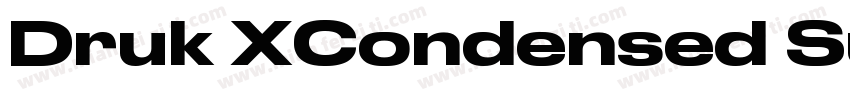 Druk XCondensed Supe字体转换